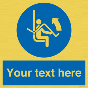 Custom Mandatory: Open safety bar of chairlift